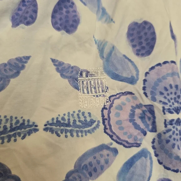 Hill House Home The Ellie Nap Dress Blue White Floral Smocked Midi Dress Medium - Picture 13 of 16